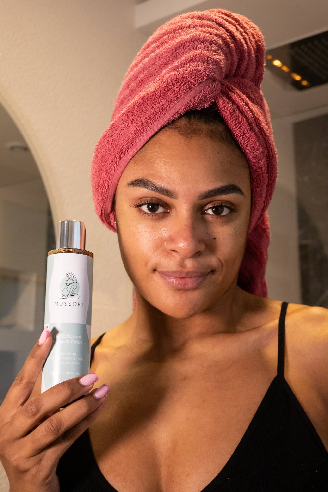 Duo Nettoyant Visage et Corps MUSSOFI - Gel nettoyant hydratant et gel douche gommant