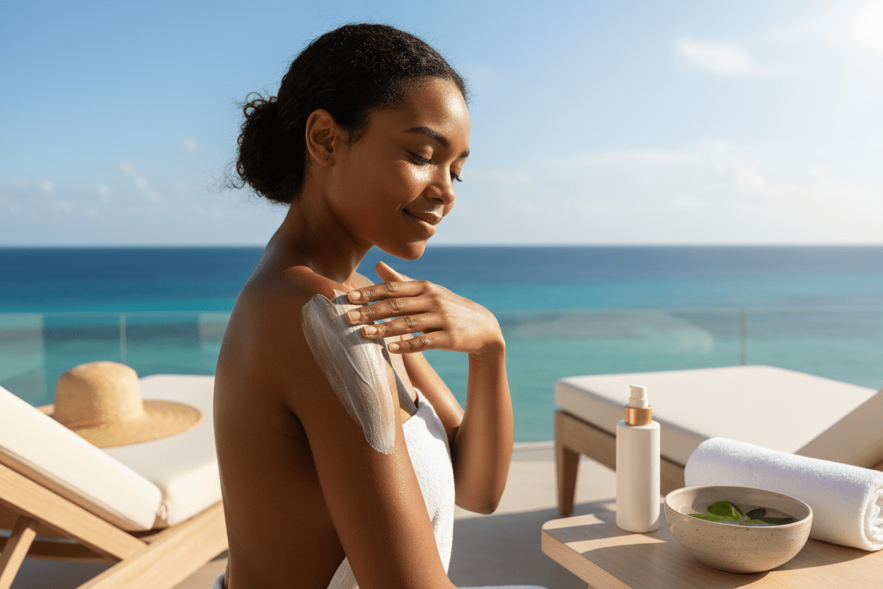 Comment Utiliser une Crème Solaire Non Comédogène sur la Peau Noire - MUSSOFI