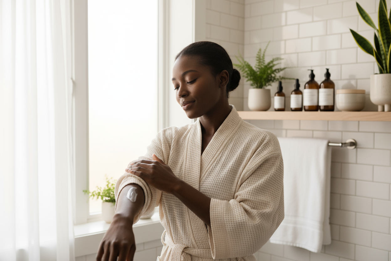 Choisir le Bon Lait de Corps pour Une Peau Noire Sublime
