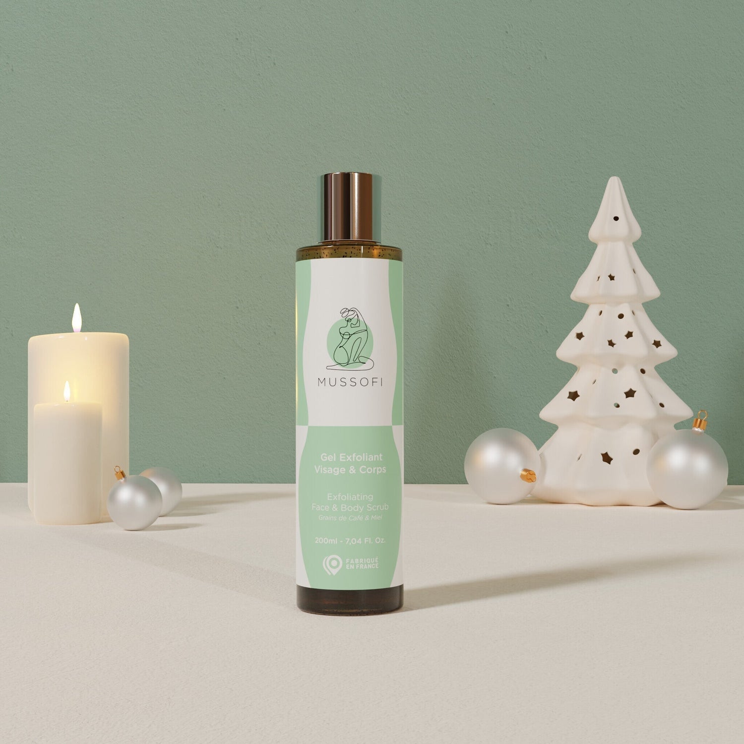 Gel Lavant Exfoliant Mussofi : L'Exfoliation Douce Visage &amp; Corps - MUSSOFI
