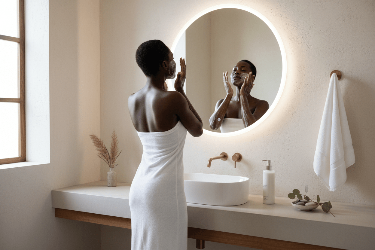 Les Secrets d'une Routine Éclatante pour Peau Noire - MUSSOFI