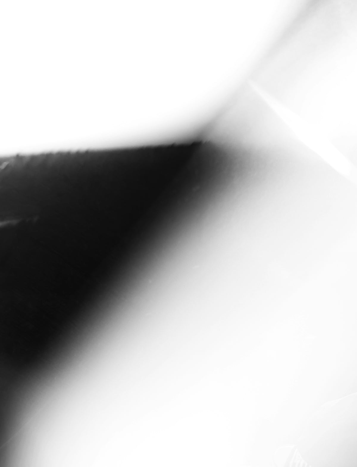 Abstract black and white light and shadow