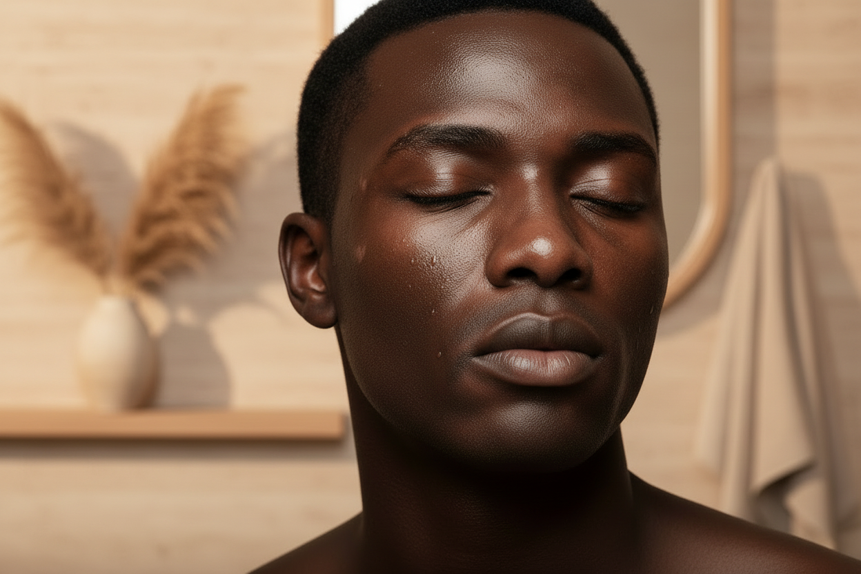 Lait de corps et sérum anti-taches pour peau noire en RDC : soins sans hydroquinone, livrés depuis la France