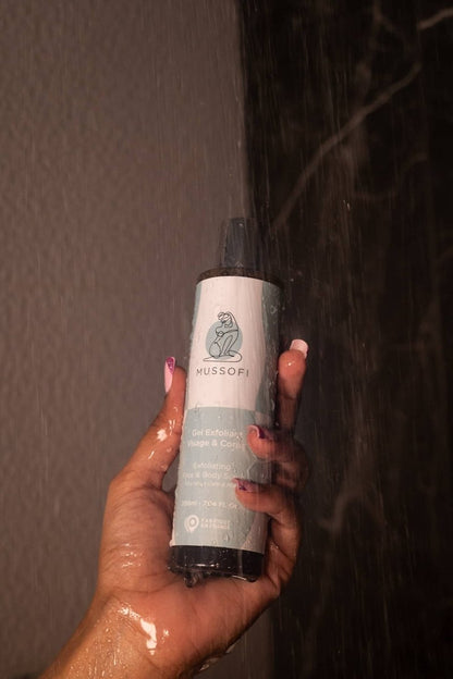 Gel lavant exfoliant visage et corps - MUSSOFI